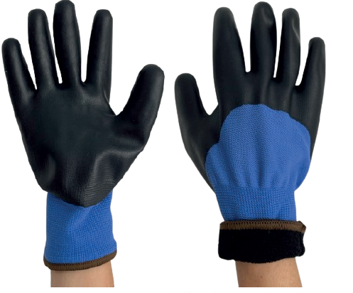 W2101 Poliester y acrilico bañado en nitrilo espumado para frio WS
