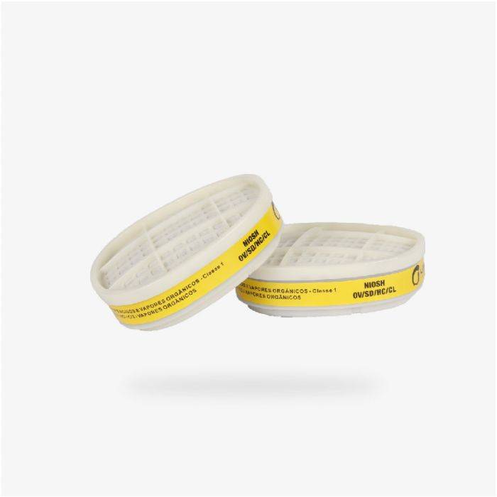 KIT FILTROS LIBUS G03 PARA VAPORES ORGÁNICOS Y GAS ÁCIDO PARA RESPIRADOR L-9000