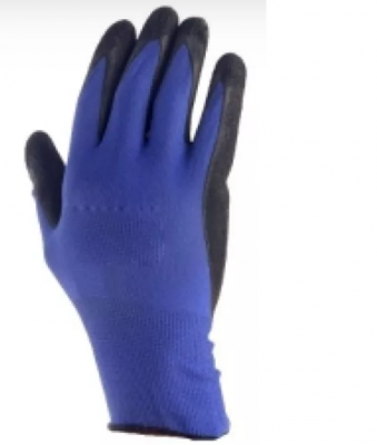 Guantes de Poliester G13 bañado en latex texturado L1601